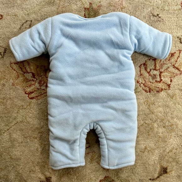 Baby Merlin's Magic Sleepsuit Blue Microfleece - Picture 3 of 5